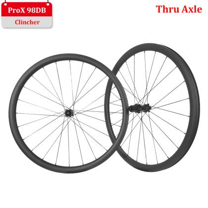 Paire de roues de vélo pliantes en carbone, roues à disque, ein à disque à pneu, 16 pouces, 349 carbone, avant 74, 100, arrière 112, 130, 135