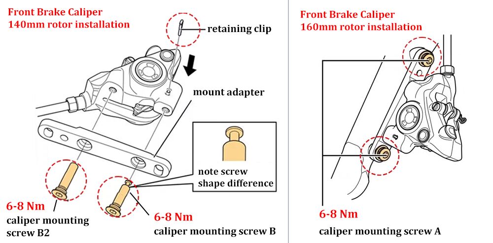 Recommended Torque For Disc Brake Caliper carbon bike
