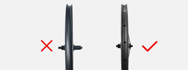 tubeless compatible wheels, No External Hole and External Hole 