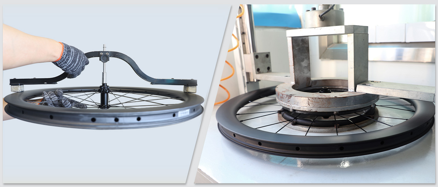 De-stressing carbon bike wheels