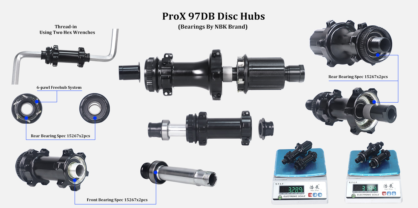 ProX 97DB hubs structure and features