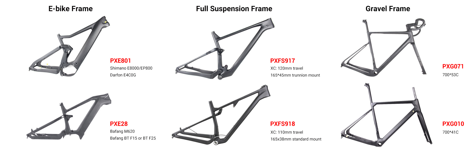 ProX Carbon Bike Frames